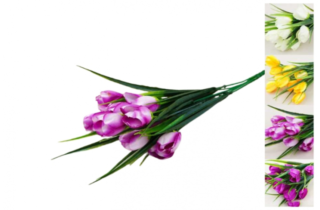 Umelá kytička krokus x5