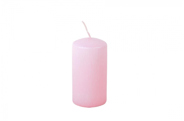 Sviečka valec George 50/100 jas. ružová