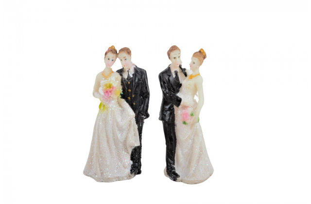 Soška svadobný pár ker.