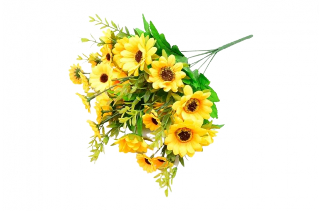 Umelá kytica slnečnica x 7 AKCIA