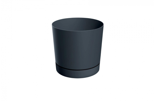 Kvetináč s podložkou DPOP110 TUBO P antracit
