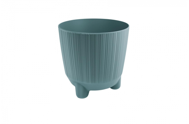 Kvetináč s nožičkami DRF200N modrý