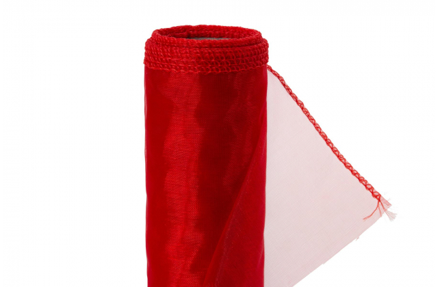 Organza červená stredná