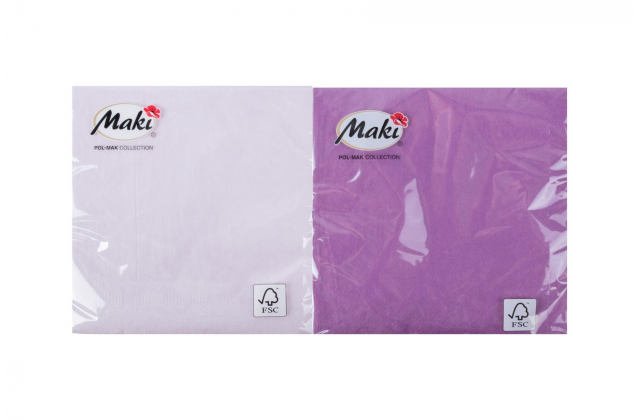 Servítky 33x33 cm violet