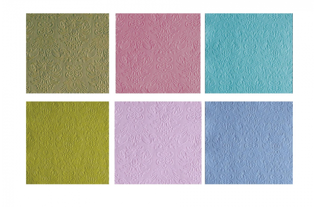  Servítky Ambiente jednofarebné 40x40(15ks/bal) Tlmené odtiene