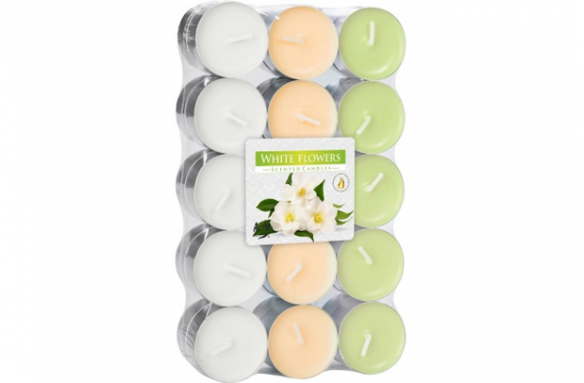 Sv.Cajova aromatická (bal.30) 11gr/4hod P15-30-179 White flowers