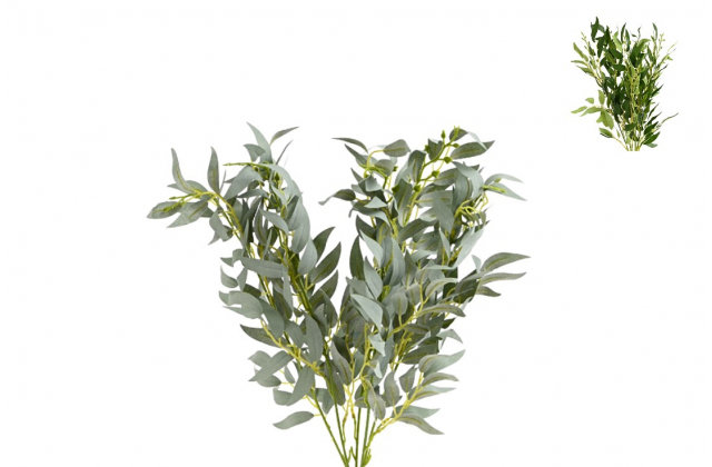 Umelá kytica / trs zelene x 5