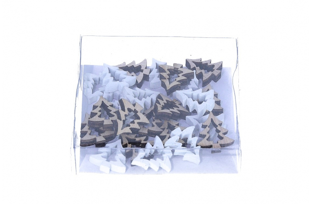 DIT477 (1bal.) Dekor.stromcek drev.2cm S/24