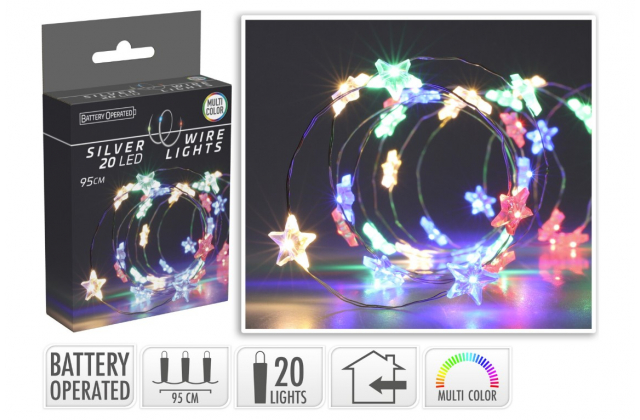 668002 FF Vian.svetla hviezd.95+10cm 20LED BAT-vnut AX9732300