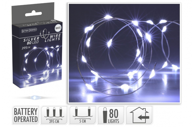 662291 SB Vian.svetla 395+10cm 80LED BAT-vnut AX9730030