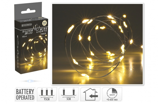 667234 TB+cas Vian.svetla 95+10cm 20LED BAT-vnut AX9731100