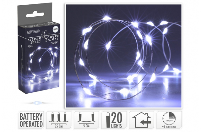 662314 SB+cas Vian.svetla 95+10cm 20LED BAT-vnut AX9730100