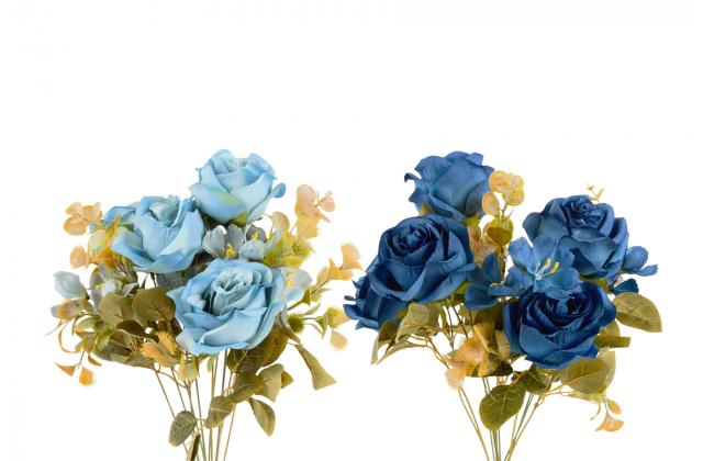 Umelá kytica ruží s doplnkom x11