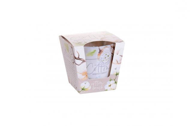 Sv.Sklo Cotton Sviečka vonava 115gr/30hod.