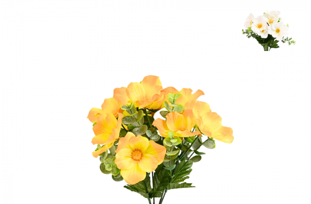 Umelá kytica sasanky x5