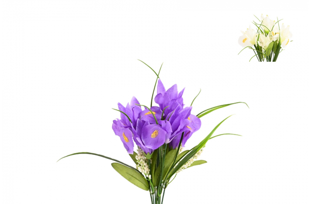 Umelá kytica Kosatec (Iris) x7