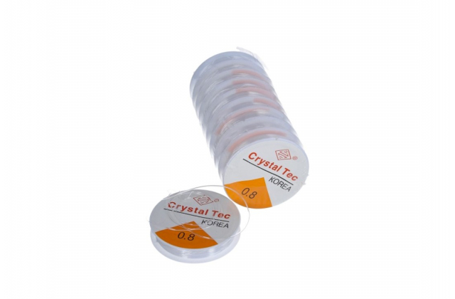 9Z6049 Silon elastic.rolka 0,8mm/16m