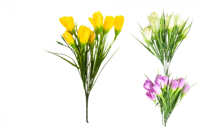 Umelá kytička krokus x5 CV27023