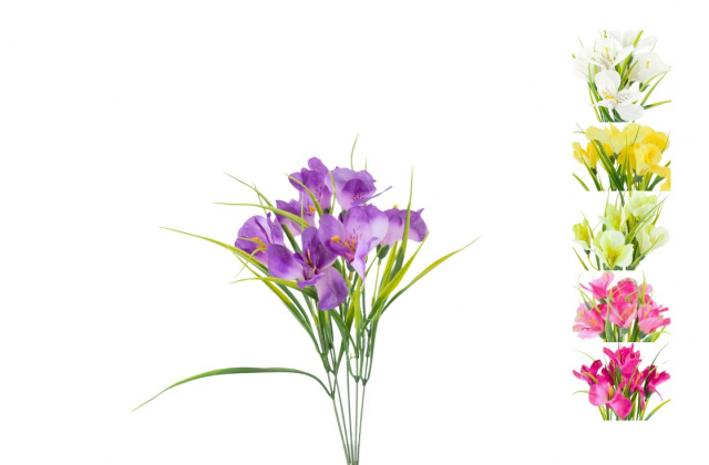 Umelá kytica Kosatec (Iris) x5