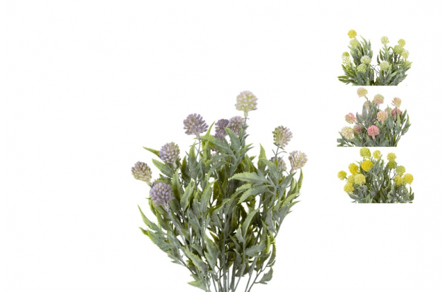 Umelá kytica zeleň s bobuľami x9