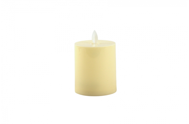 Dekoračná LED plastová sviečka A6955 7 x 8,5 cm