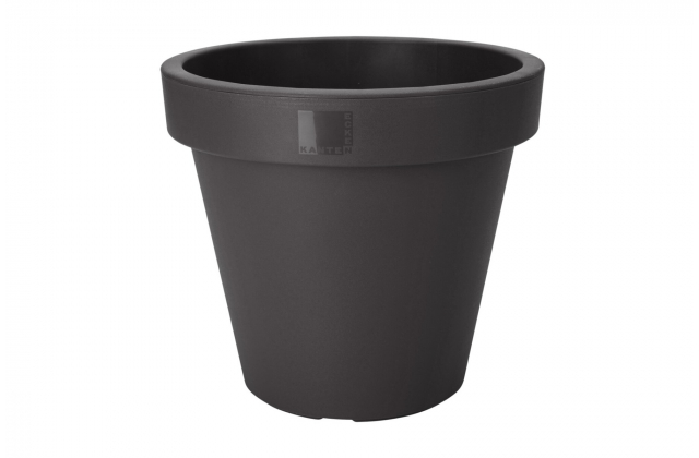 Kvetináč plastový 25 cm antracit