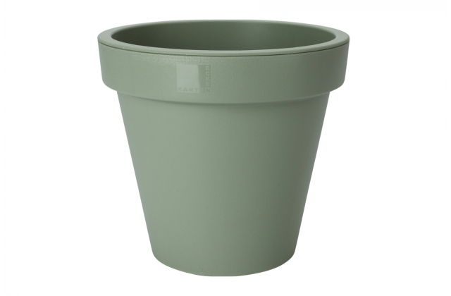 Kvetináč plastový 25 cm zelený