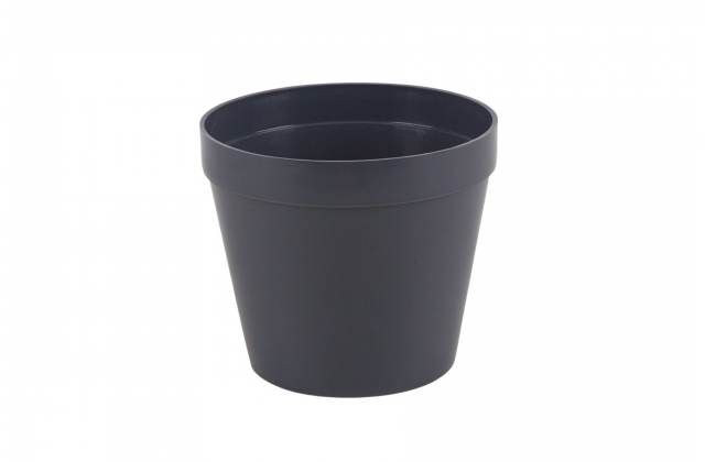 Kvetináč plastový 10 cm antracit