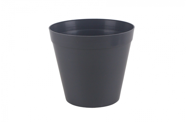 Kvetináč plastový 18 cm antracit