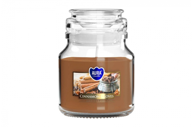 Sviečka v skle s vrchnákom Cinnamon Clove SND71-374 
