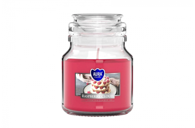 Sviečka v skle s vrchnákom Raspberry Cloud SND71-329