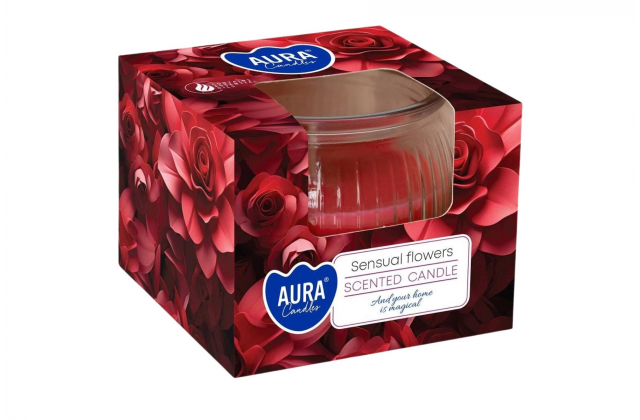 Vonná sviečka v skle Sensual flowers SN69-420 