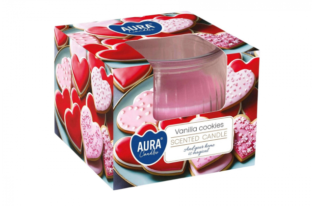 Vonná sviečka v skle Vanilla cookies SN69-436 