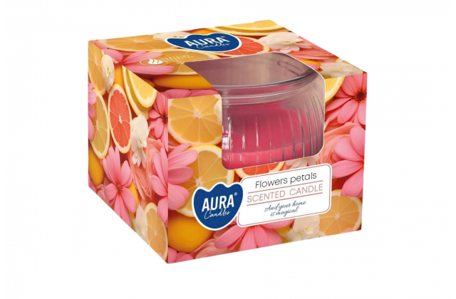  Vonná sviečka v skle Flowers petals SN69-428