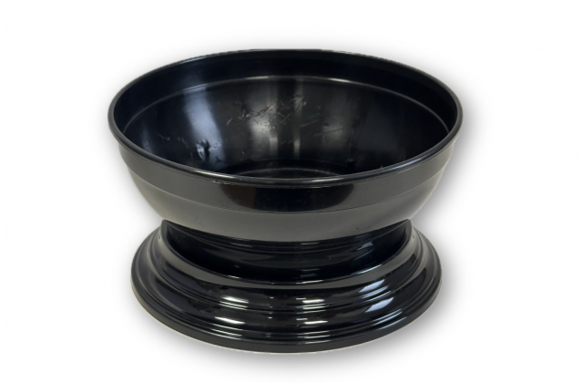 KV.Miska stopka Irys 25cm cierna