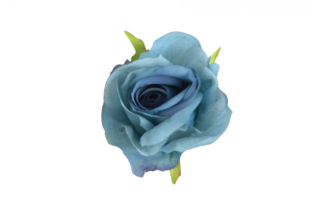 Umelé hlavy kvetov - vencovka ruža blue A7359-4