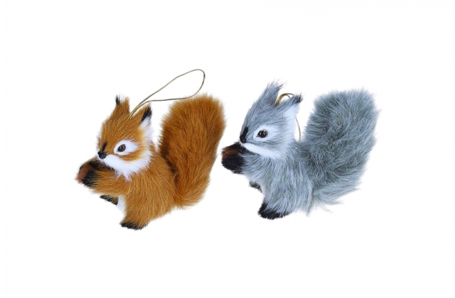 Dekoračná závesná veverička CAO012 