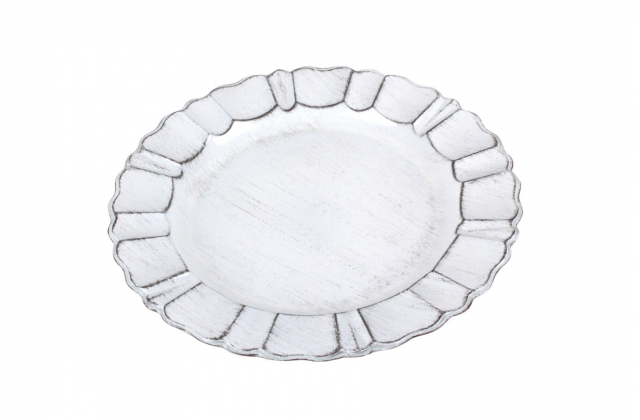 Klubový tanier biely A8482