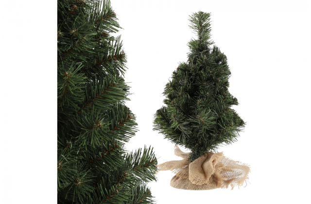 Vianočný stromček v jute 60cm