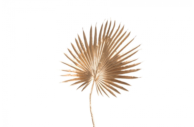 Umelý zlatý palmový list 92 cm KBG2082 