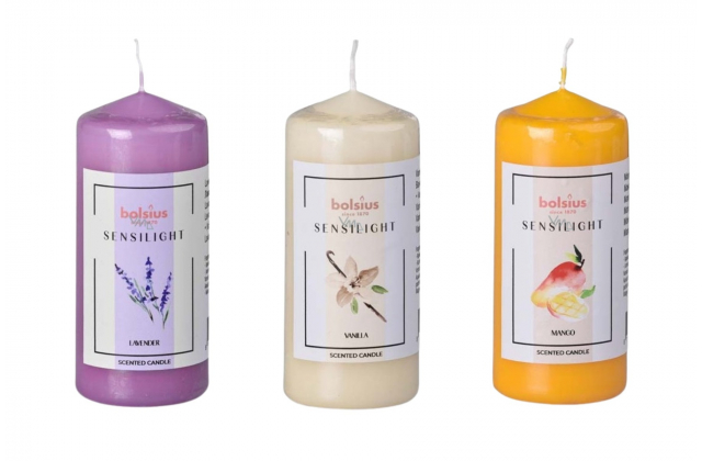 Voňavá sviečka valec mix 110/48 ASS 153234