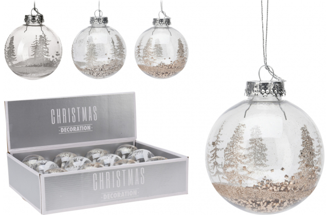 647243 Vianočná guľa 8 cm CAA730040