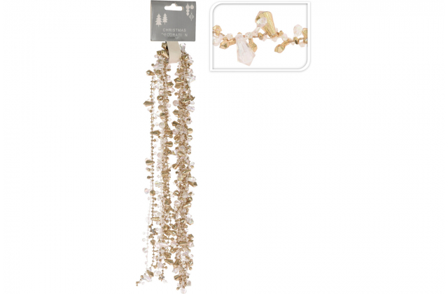 357449 Vianočná girlanda 270cm gold AWR301870