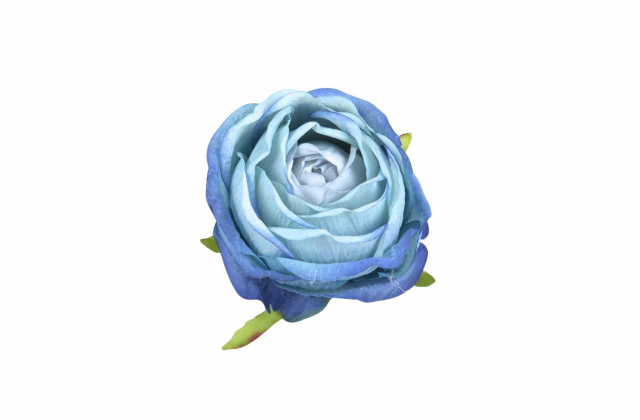 Umelé hlavy kvetov - vencovka peony svetlo modrá A7362-2