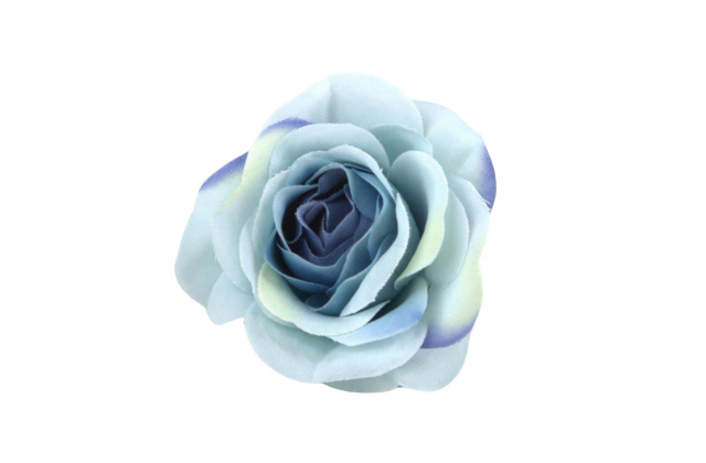 Umelé hlavy kvetov - vencovka ruža mini svetlo modrá A7373-2