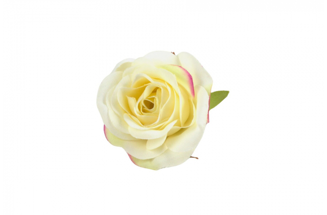  Umelé hlavy kvetov - vencovka ruža mini krémová A7373-4 