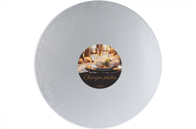 224437 Tanier / podnos 29cm strieborný AKX101450