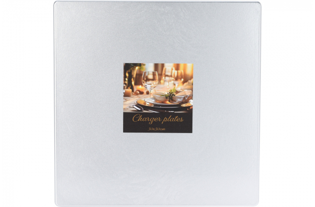 224581 Klubový tanier / podnos 30cm strieborný AKX101470