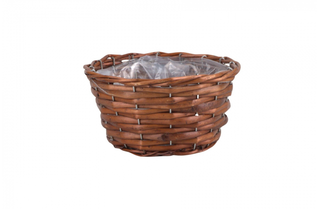 Košík prútený s fóliou ZD027