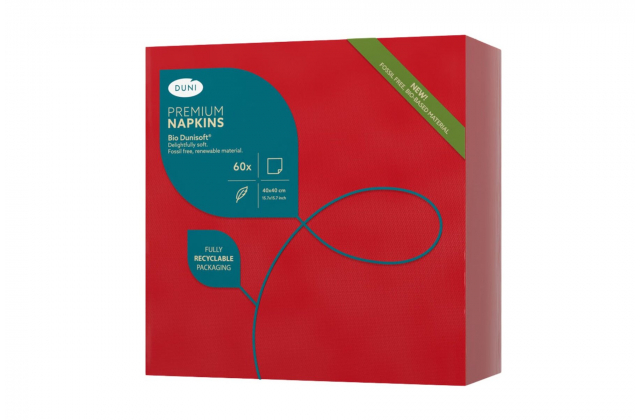 Servítky BIO DSF 200898 Red 40x40cm